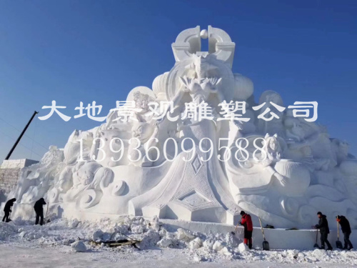 大型人物冰雕像
